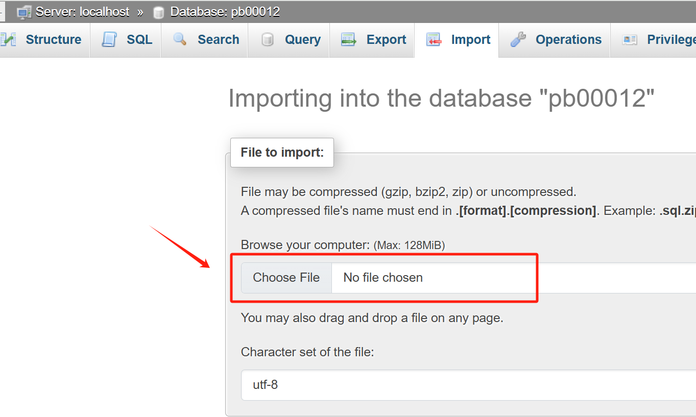 Start Importing Data