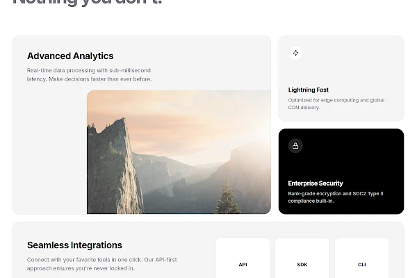UniUI Website Starter screenshot 3