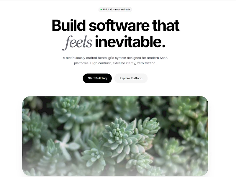 UniUI Website Starter